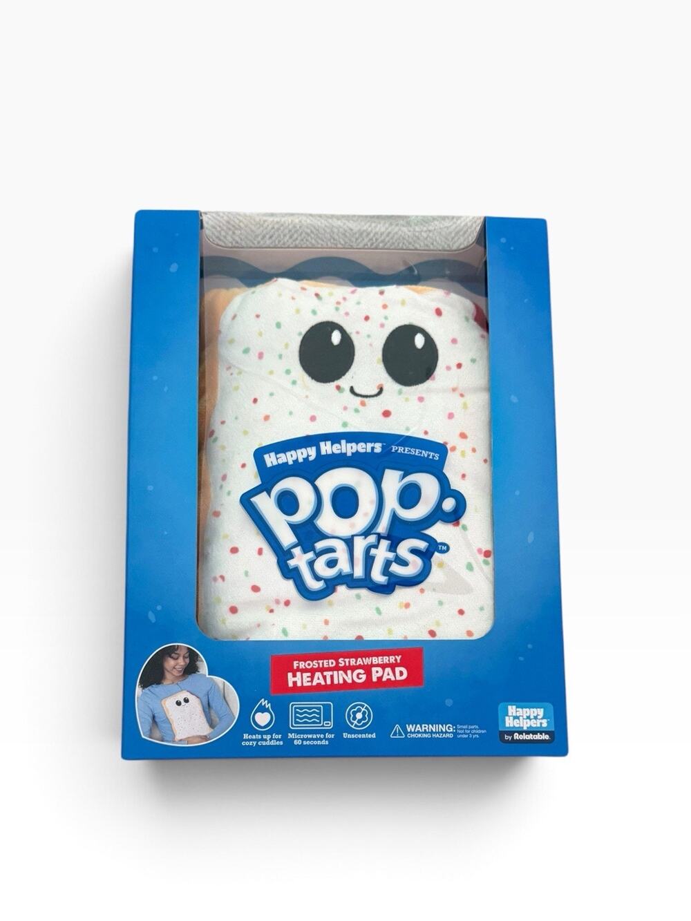 Pop-Tarts Heating Pad Happy Helpers by Relatable 10.5" Multicolor New